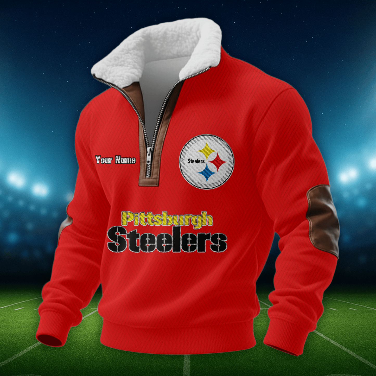 PS NFL Men Fur Collar Sweatshirt DDT CTND