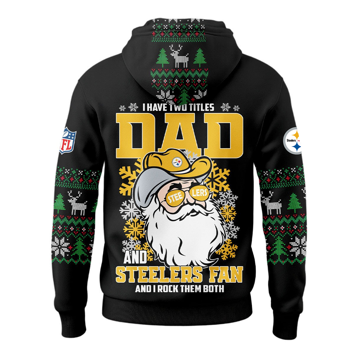 PS Premium NFL Personalized Papa Claus Hoodie DDT CTND