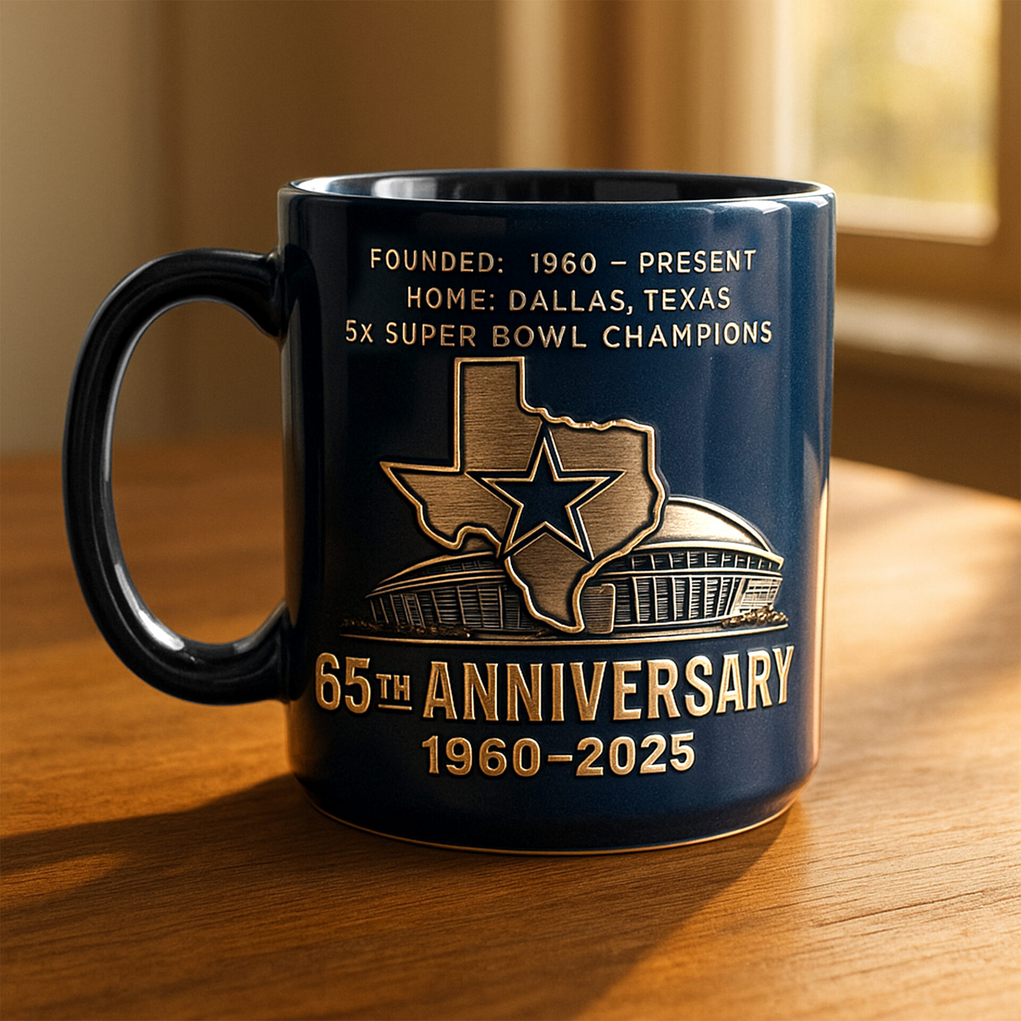 Premium NFL DAL The Anniversary Mug V1 NMD TTV