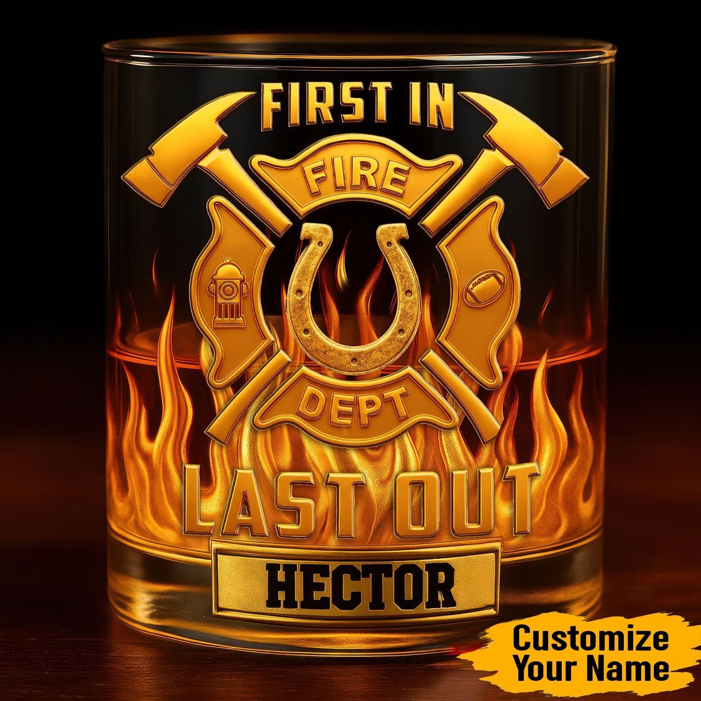 Premium NFL IND First In Last Out Whiskey Glass V1 NMD NHM