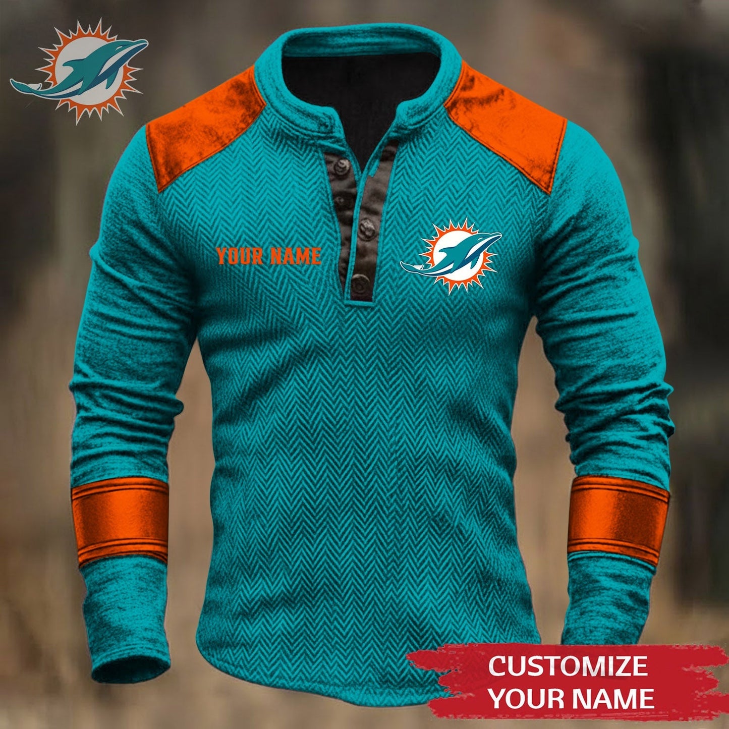 Premium NFL MIA Button Down Jacket V1 NMD NHM