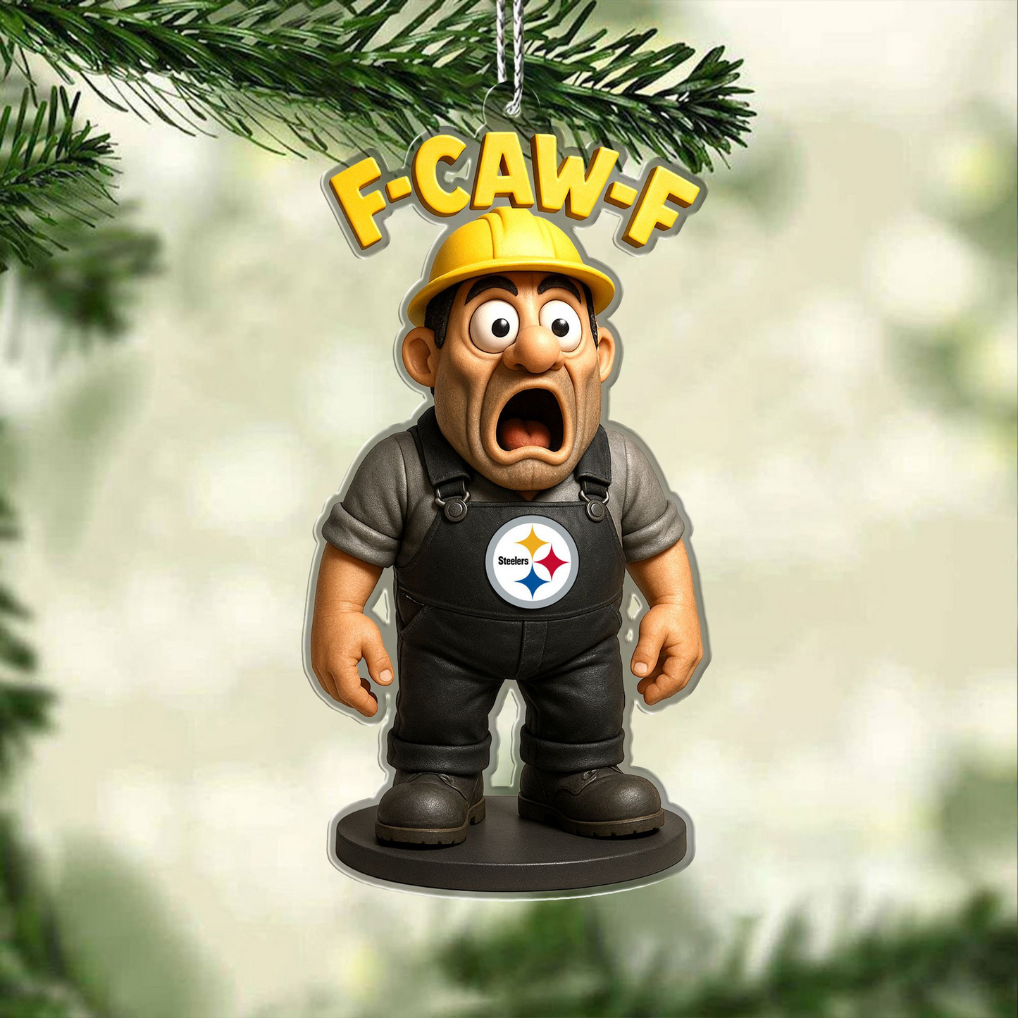Premium NFL PIT Chrismast Ornament V4 NMD TTV