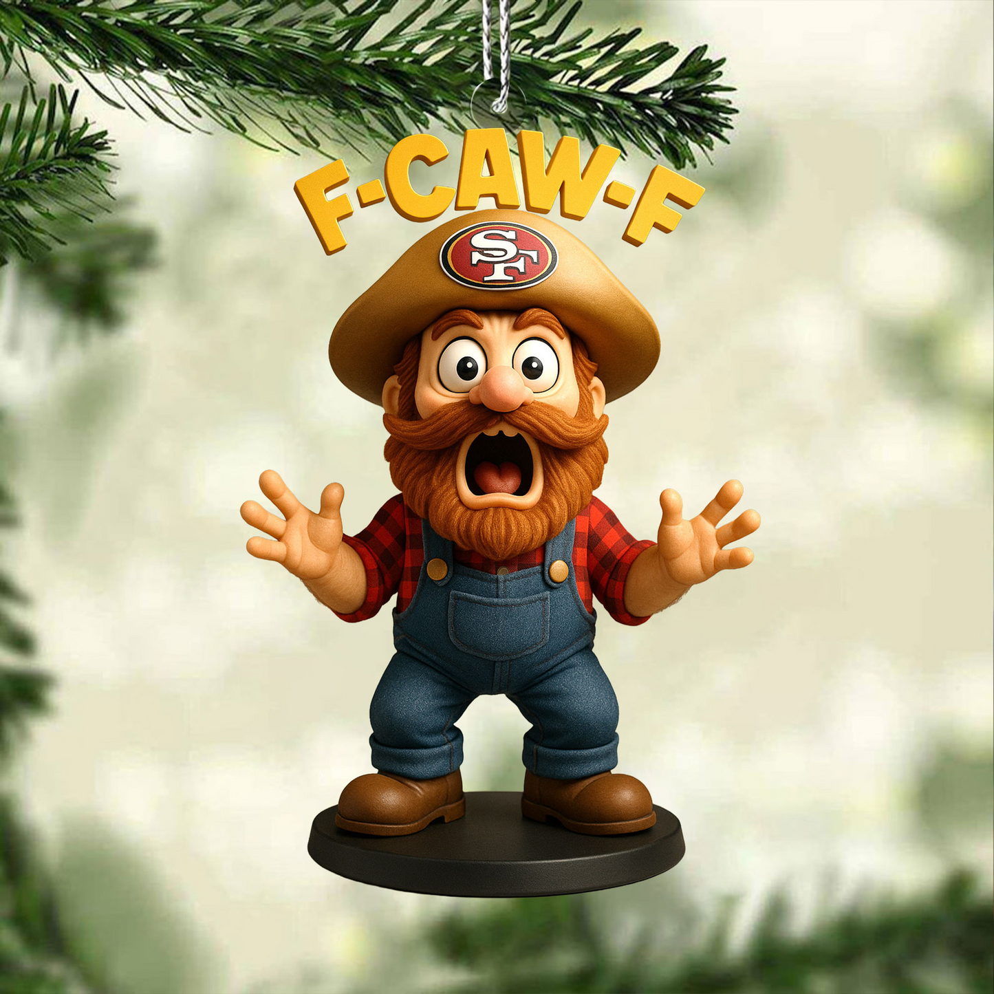 Premium NFL SF Chrismast Ornament V4 NMD TTV