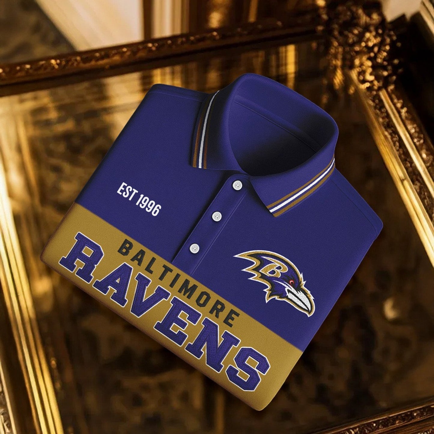 Premium NFL X BAL Classic Polo Shirt NDT NHM