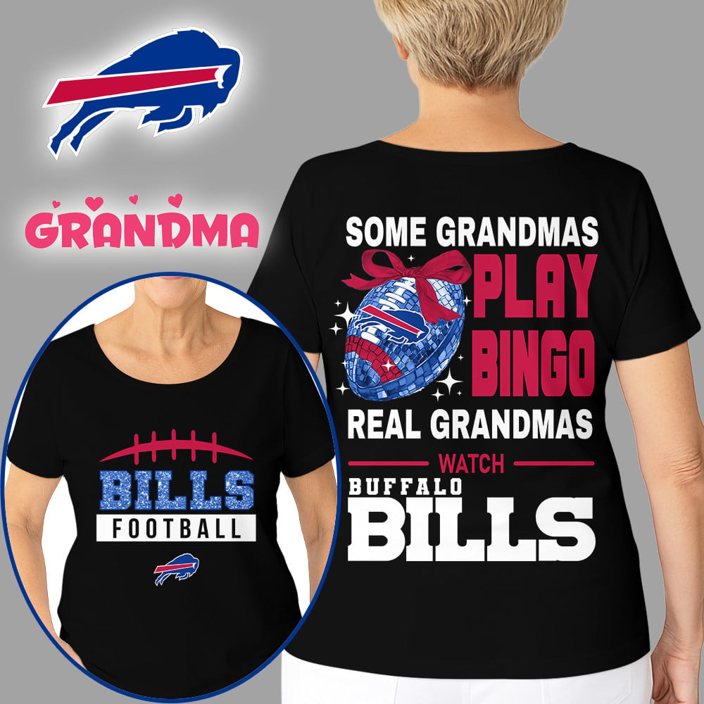 Premium NFL X BUF Football Grandmas Fan 3D SHIRT NDT NHM
