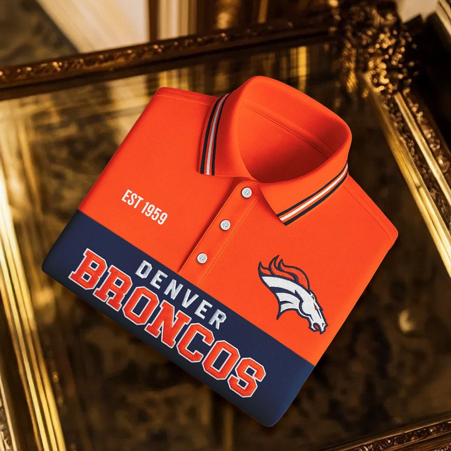 Premium NFL X DEN Classic Polo Shirt NDT NHM