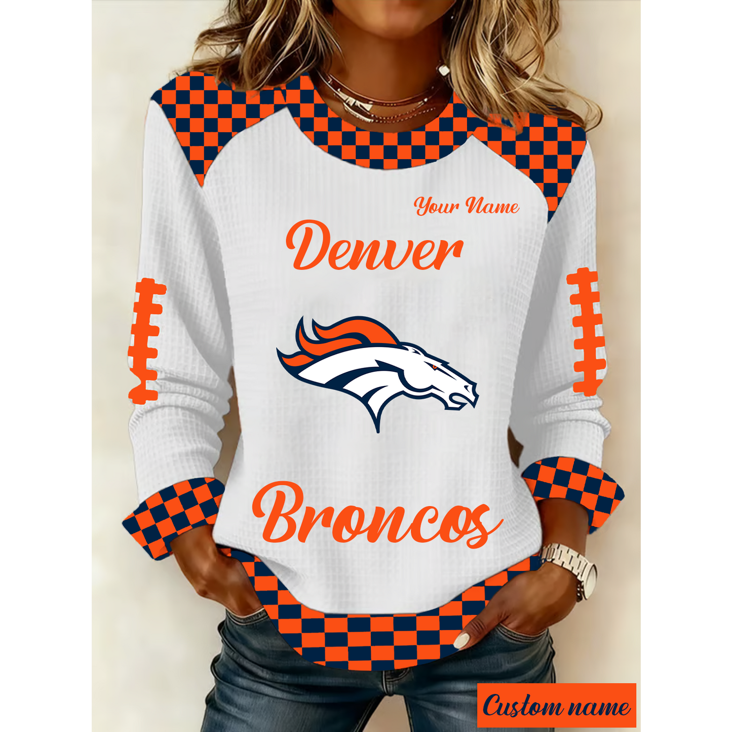 Premium NFLx DEN Casual Sweatshirt NDT TDT