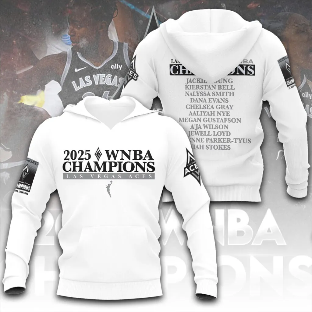 Premium WNBA LVA Champions 2025 Hoodie V19 NMD TTV
