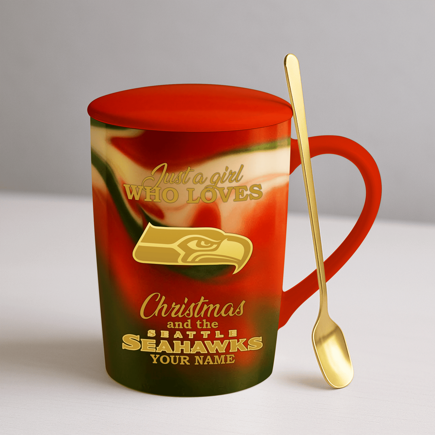 SEA x NFL Christmas Ceramic Cup DATND TANTD