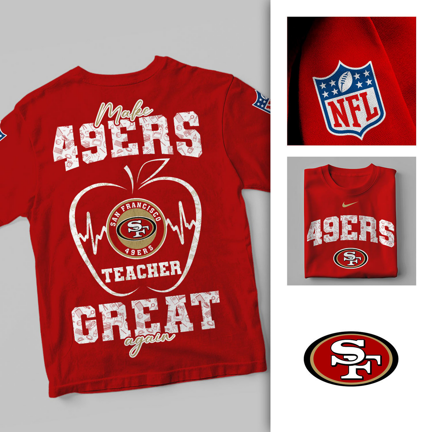 SF49 Premium NFL Great Again 3D Shirt DDT 101125 NTL