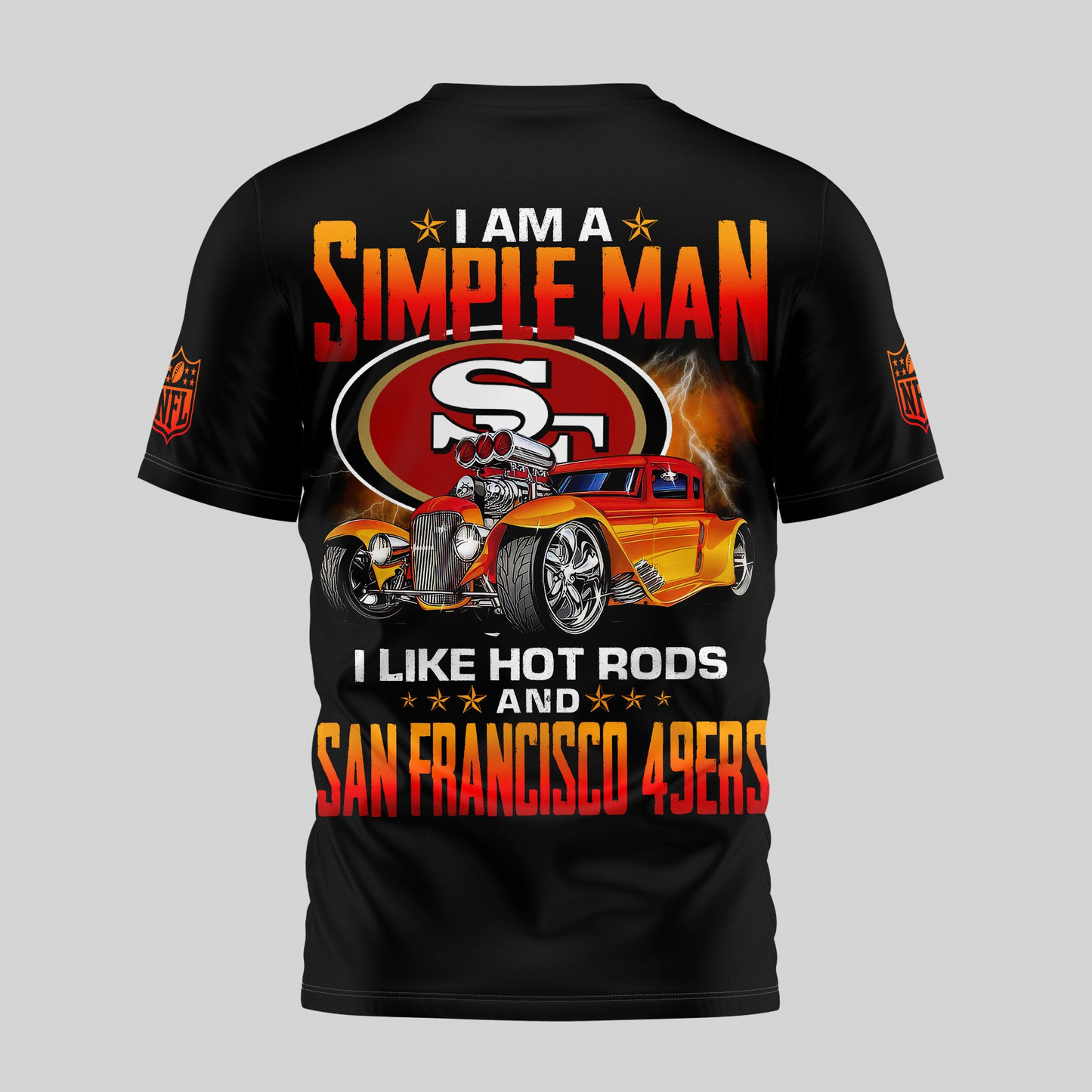 SF49 Premium NFL Hot Rods 3D Shirt DDT HLPHUONG