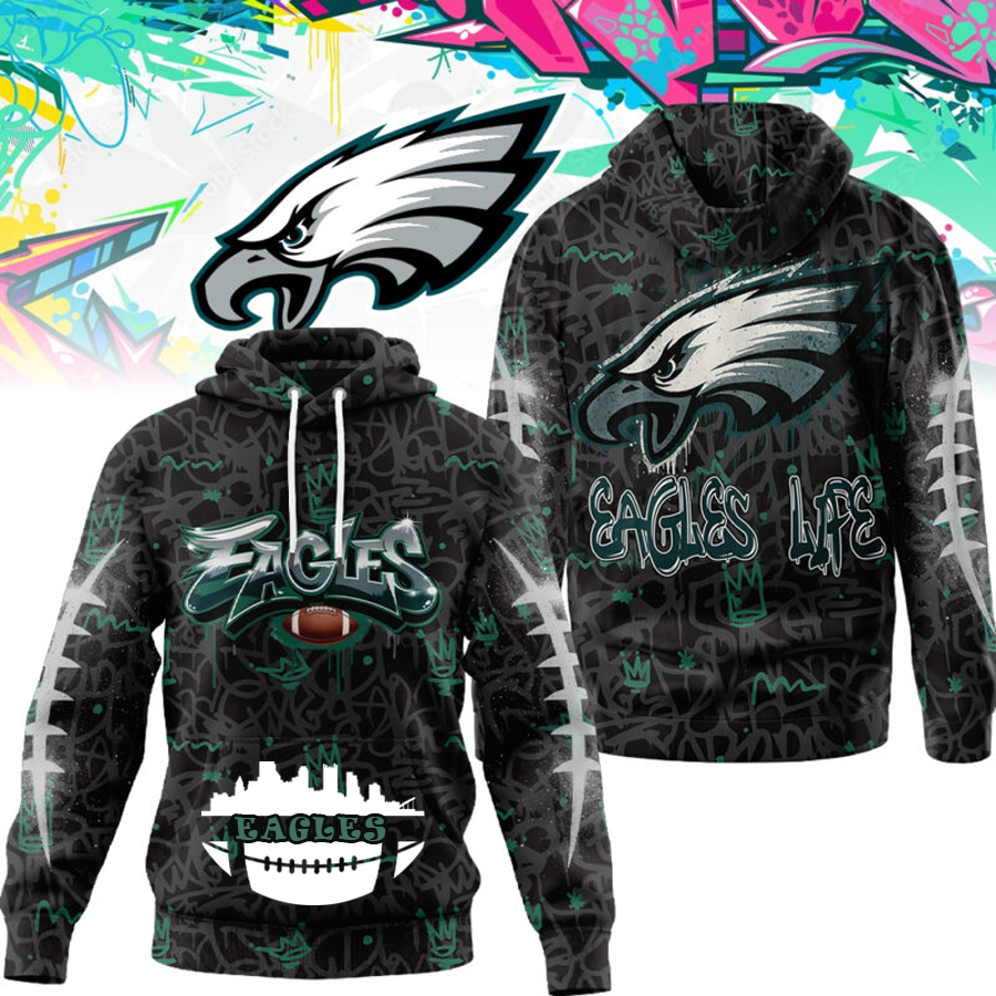 SIGNATURE NFL X PHI 3D Graphic Hoodie NDT THUONGNH