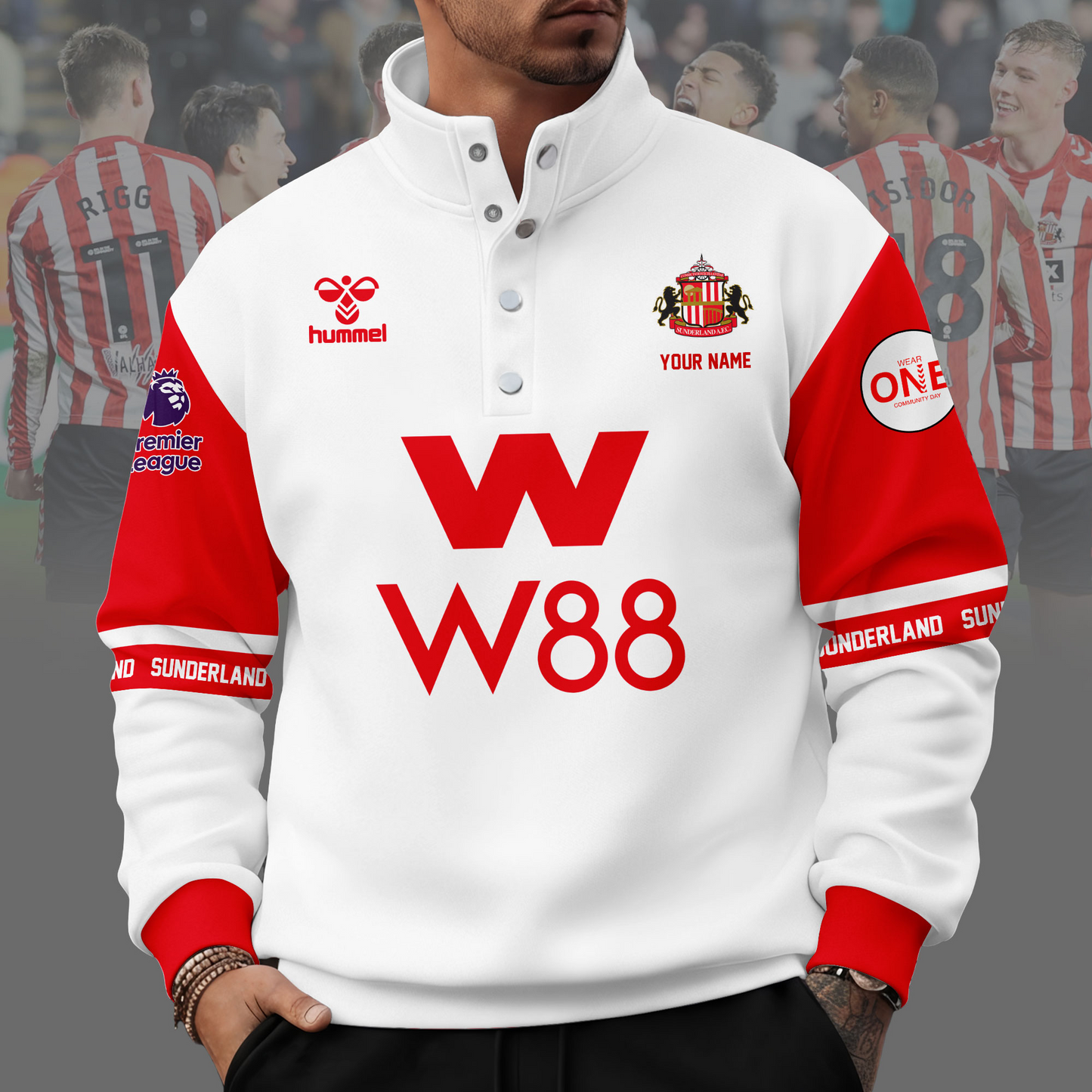 SUN x EPL Unisex Western Style Sweater With Buckles DDT 111125 NTL