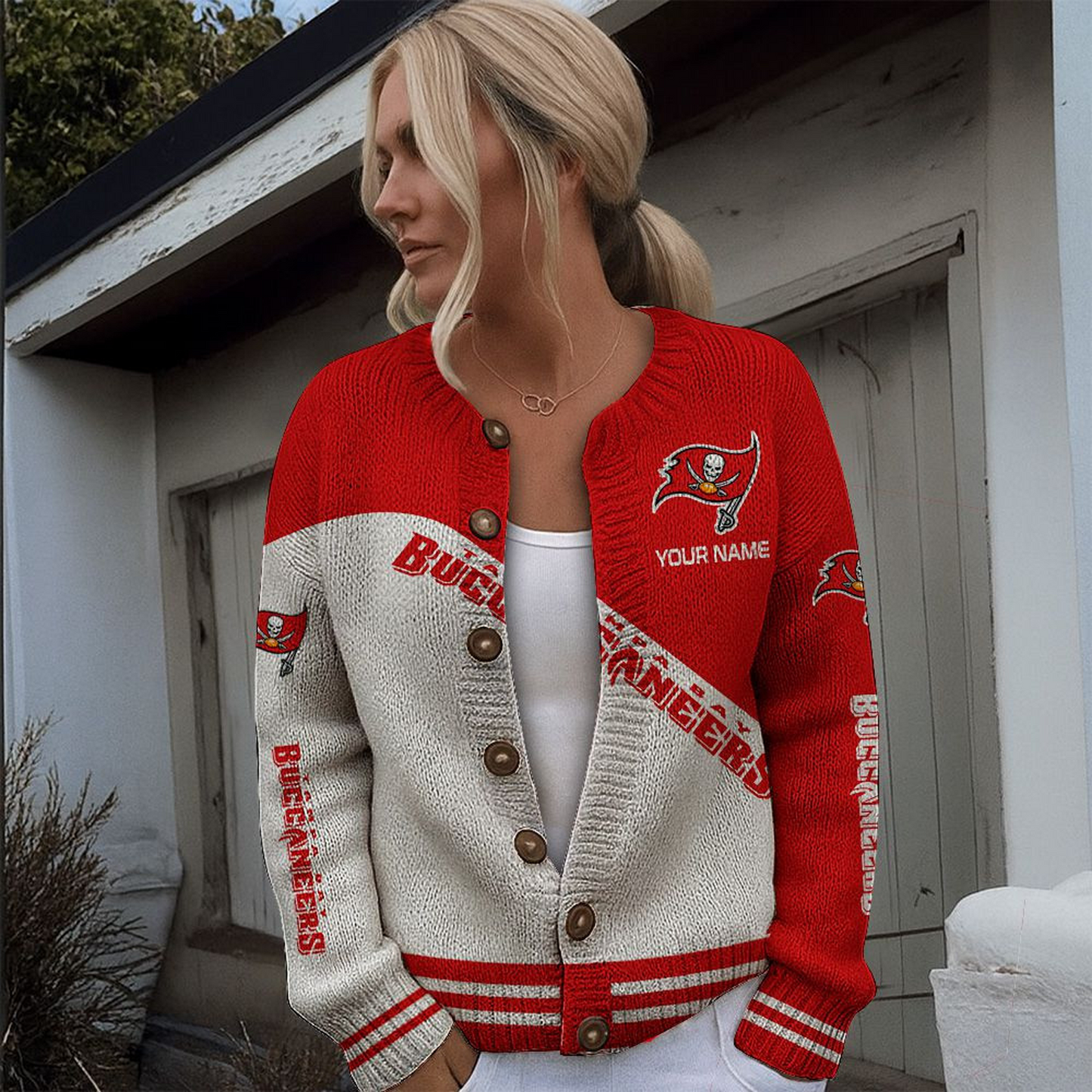 TB x NFL Knitted Cardigan DATND TANTD