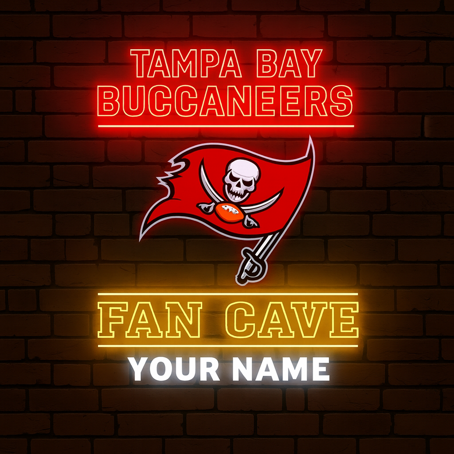 TB x NFL PREMIUM LED LIGHT WALL DECOR DATND TANTD