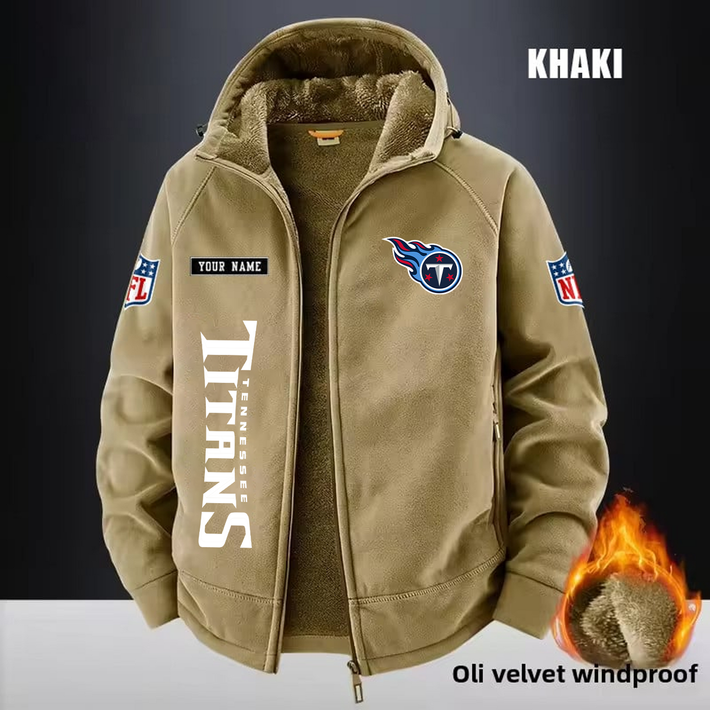 TEN x NFL 3D Half-zip Hoodie DATND TANTD