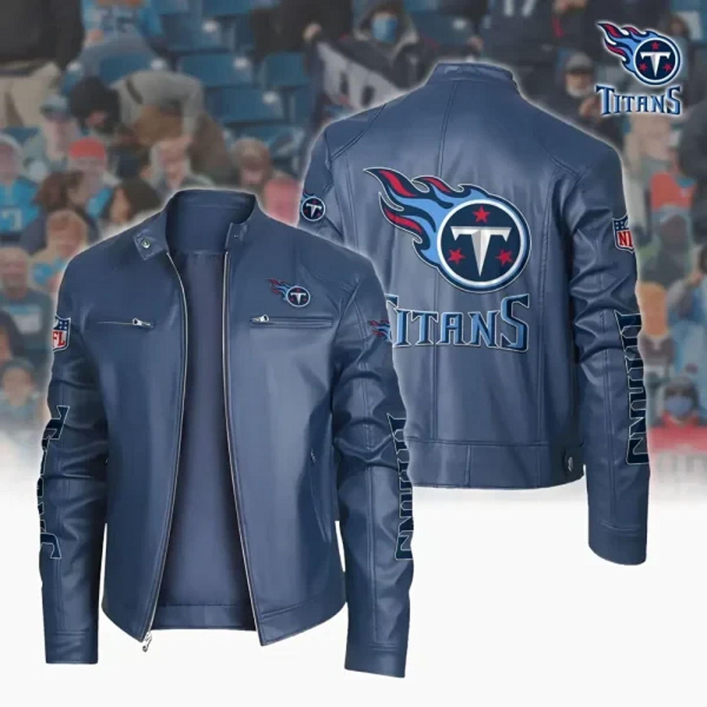 TEN x NFL Sport Leather Jacket DATND TANTD