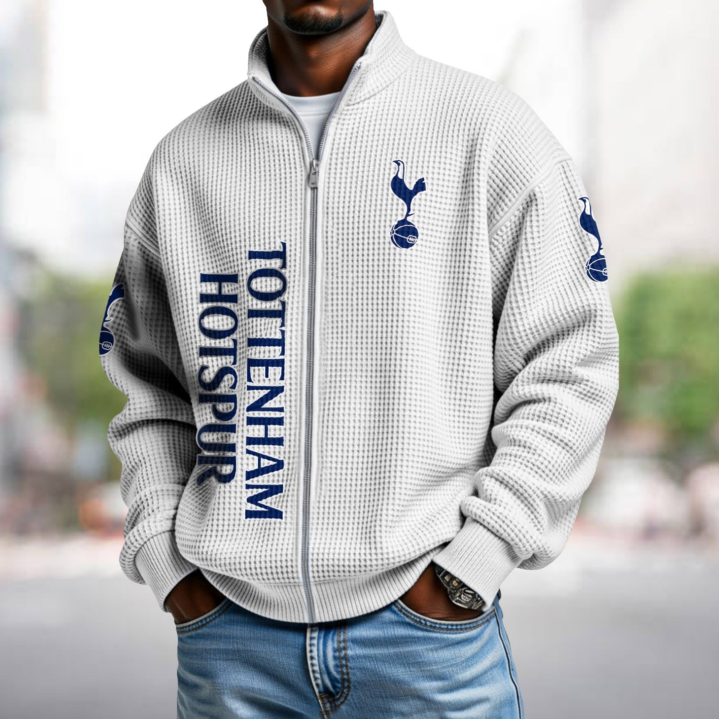 TOT x EPL Waffle Zip Up Sweatshirt DatND DVT