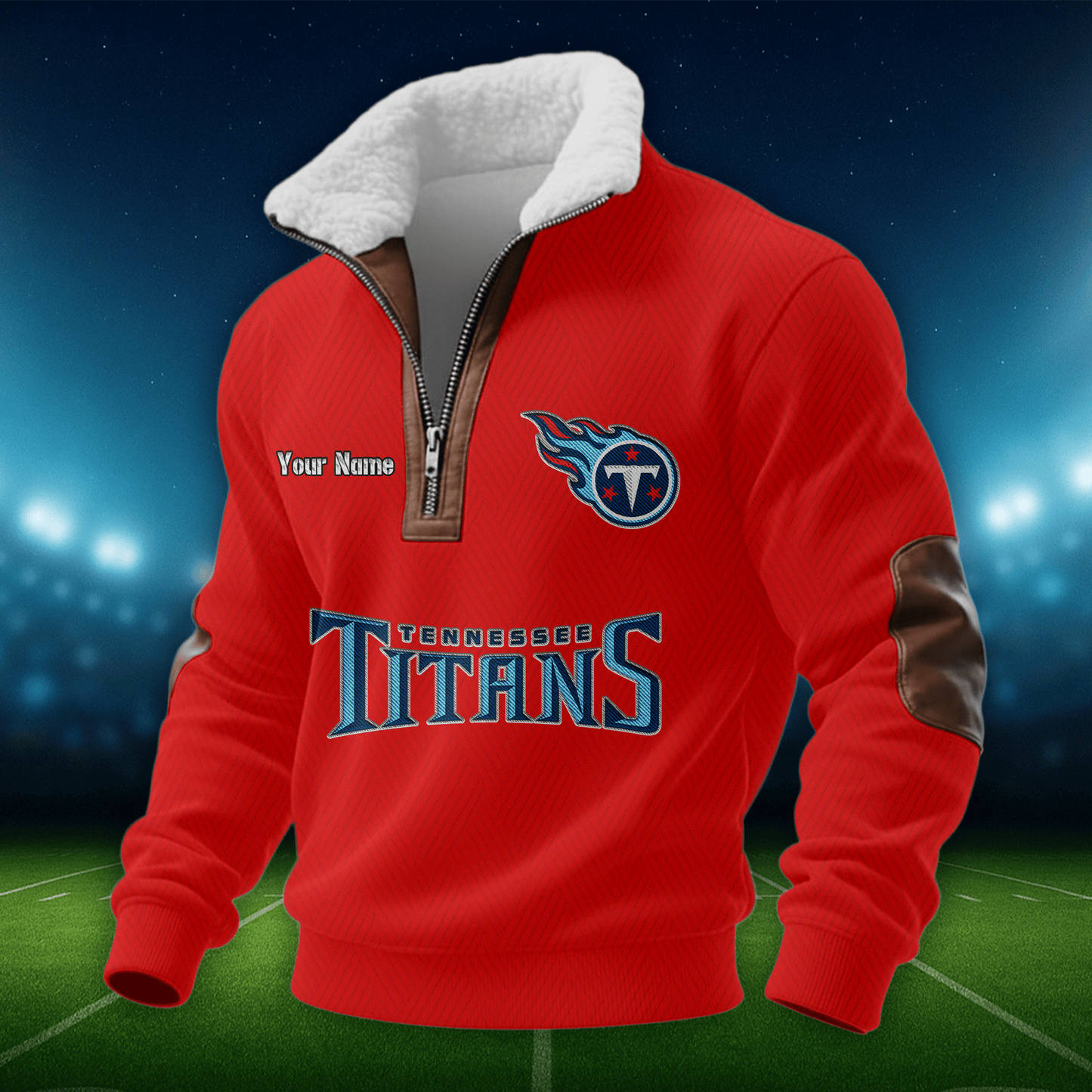 TT NFL Men Fur Collar Sweatshirt DDT CTND