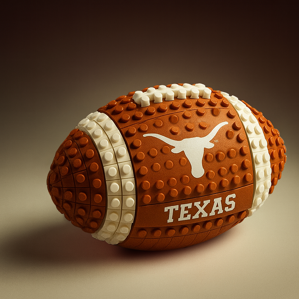 NCAA Team Building Block Football Set DDT CTND