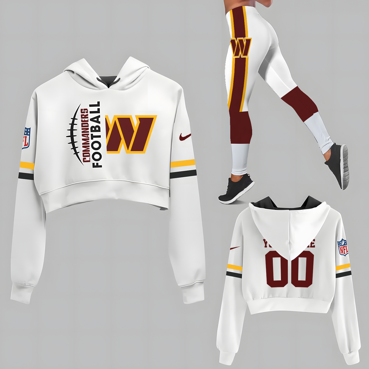 WAS x NFL Set Hoodie And Legging Workout DatND DVT