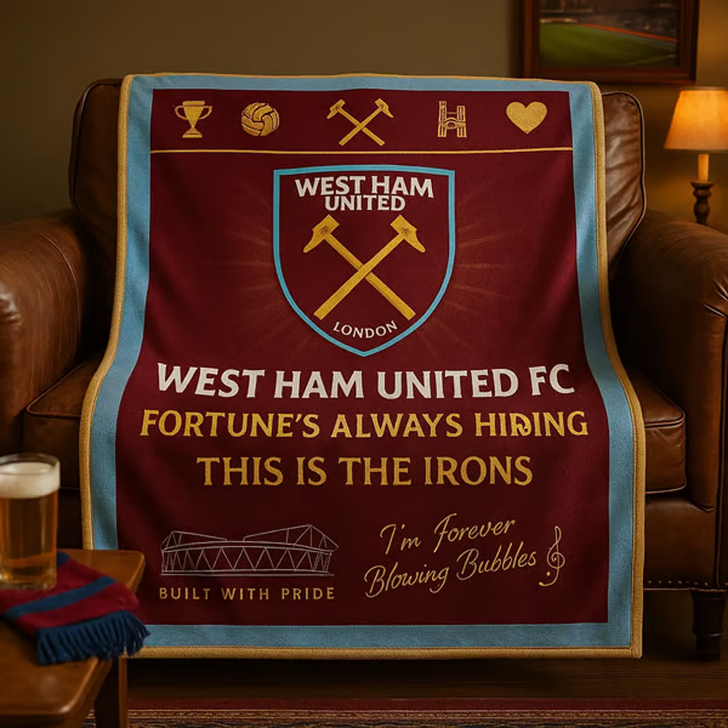 WES x EPL Football Glory Match Day Blanket DATND TANTD 081125