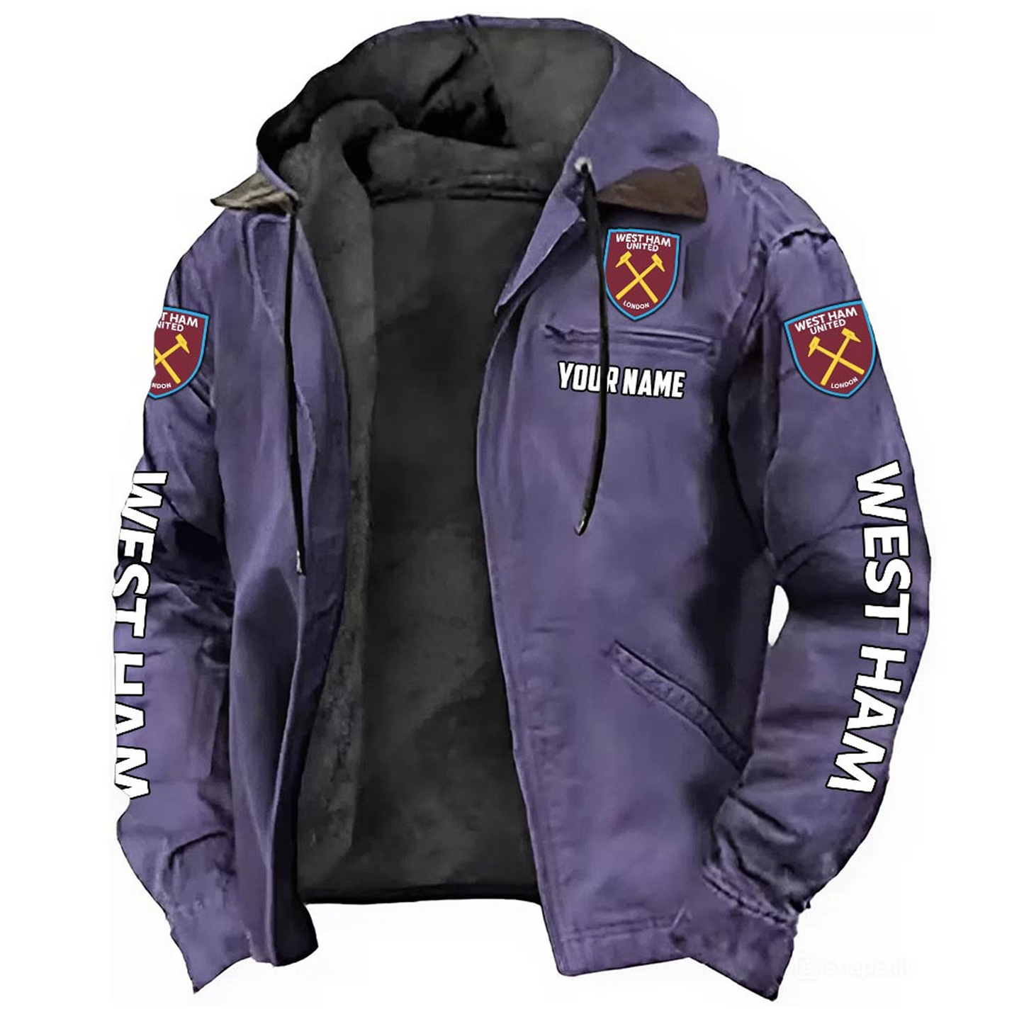 WES x EPL Zip Hoodie DATND TANTD