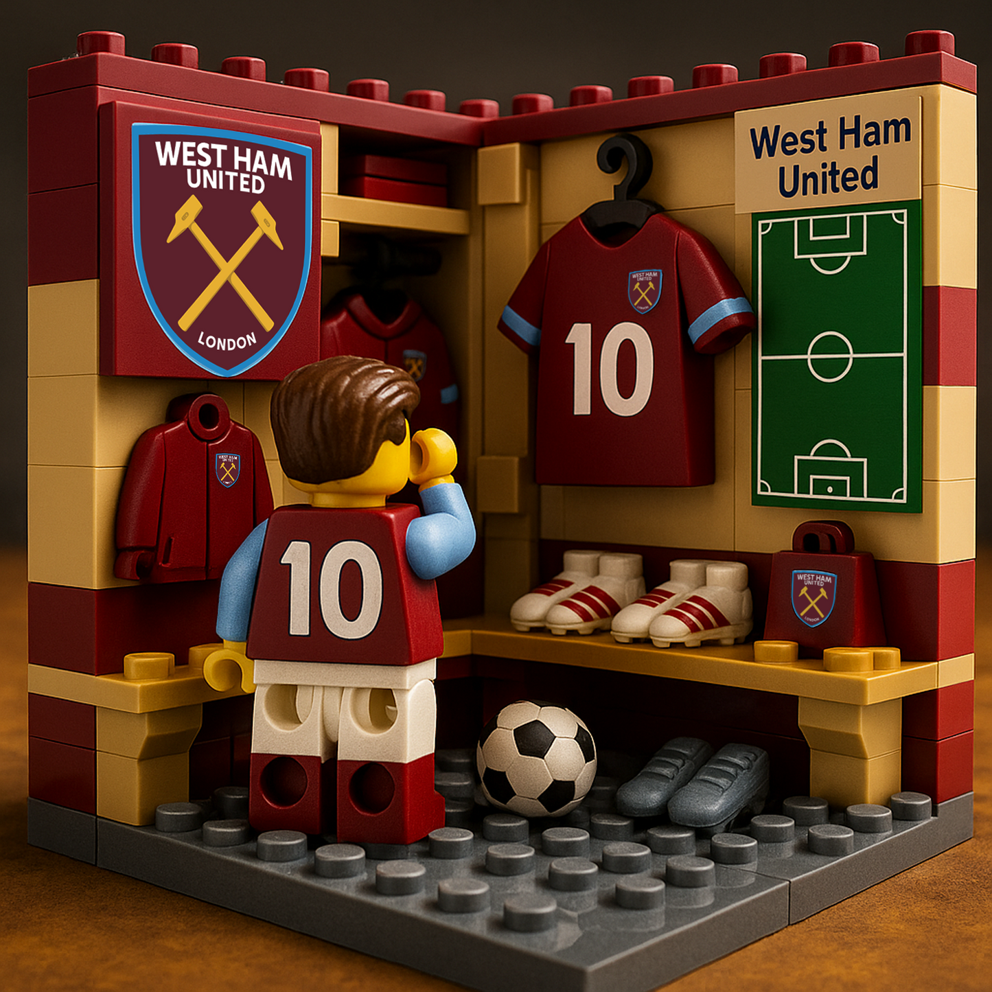 WHU x EPL Football Sports Room Block Set DatND DVT