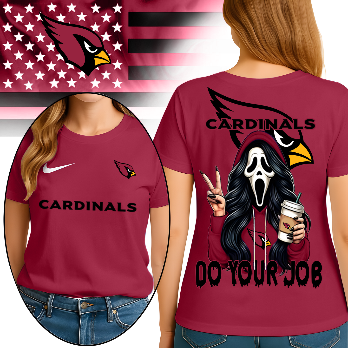 AC Premium NFL Ghostface 3D Shirt DDT HLPHUONG