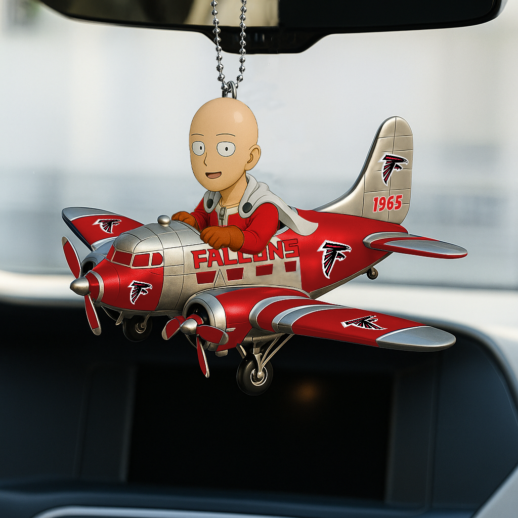 AF NFL x One-Punch Man Premium Car Hanging Ornament DDT HLP