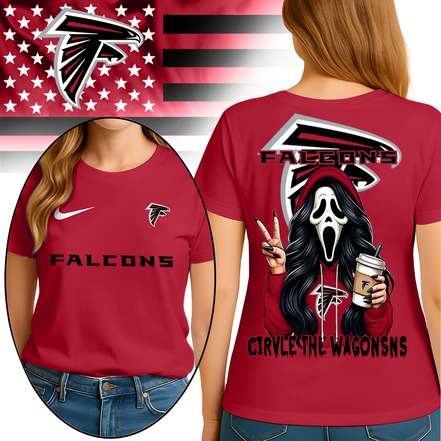 AF Premium NFL Ghostface 3D Shirt DDT HLPHUONG