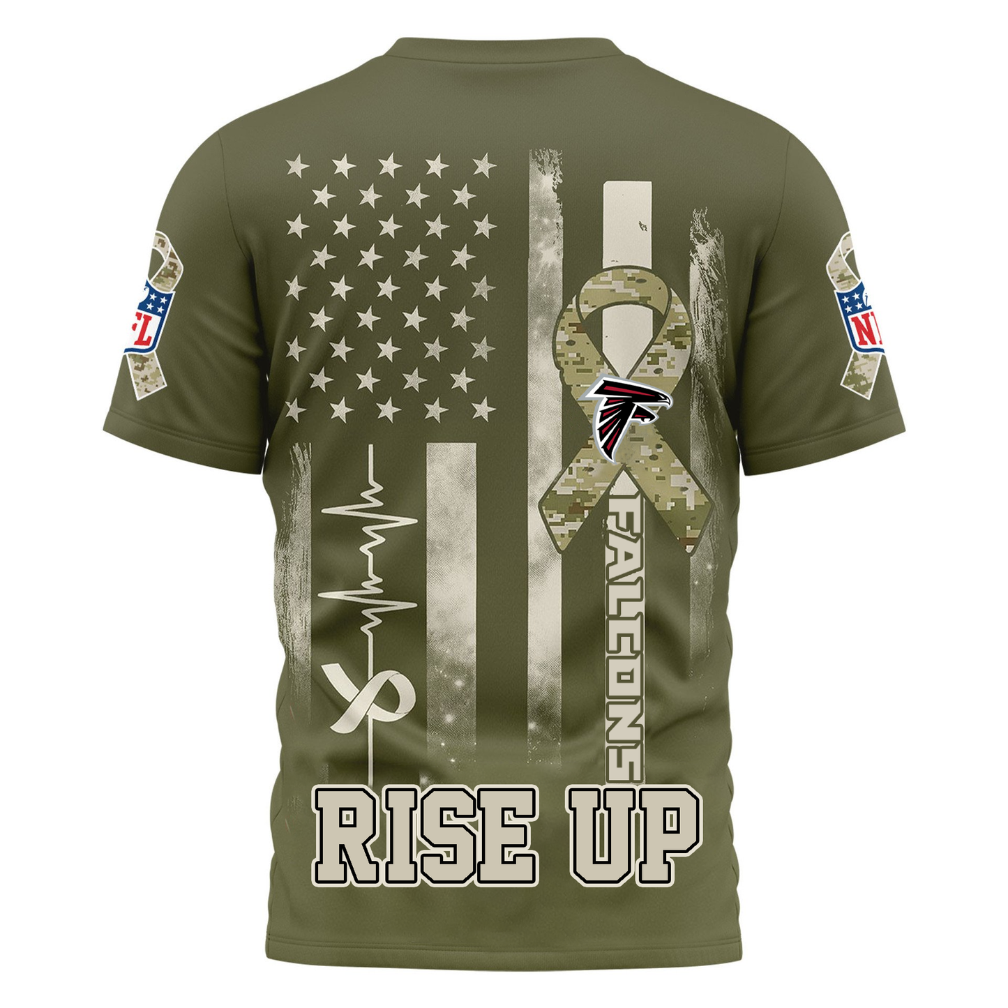 AF Premium NFL Salute to Service Camo 3D Shirt DDT CTND