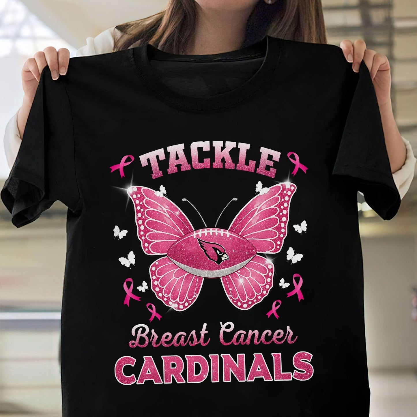 ARI x NFL Tackle Breast Cancer 2D Shirt DatND ThuongNH