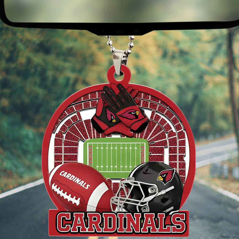 ARIZONA CARDINALS ORNAMENT CAR NDT