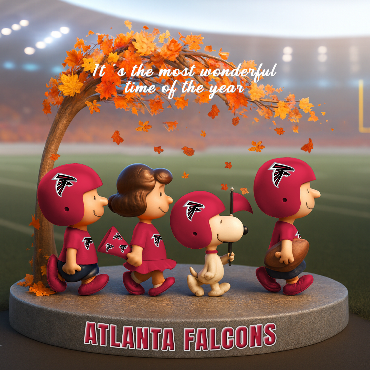 ATL x NFL Premium Acrylic Block DATND TANTD