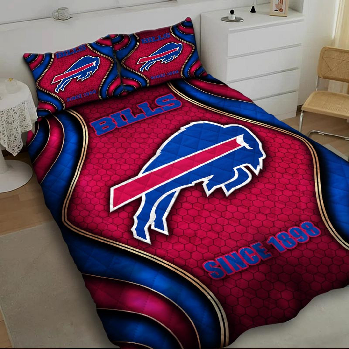 BUF x NFL Bedding Set Multicolor V1 DATND TANTD