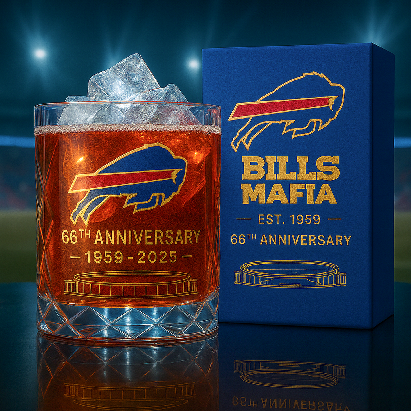BUF x NFL Limited Edition Whiskey Glass DatND DVT
