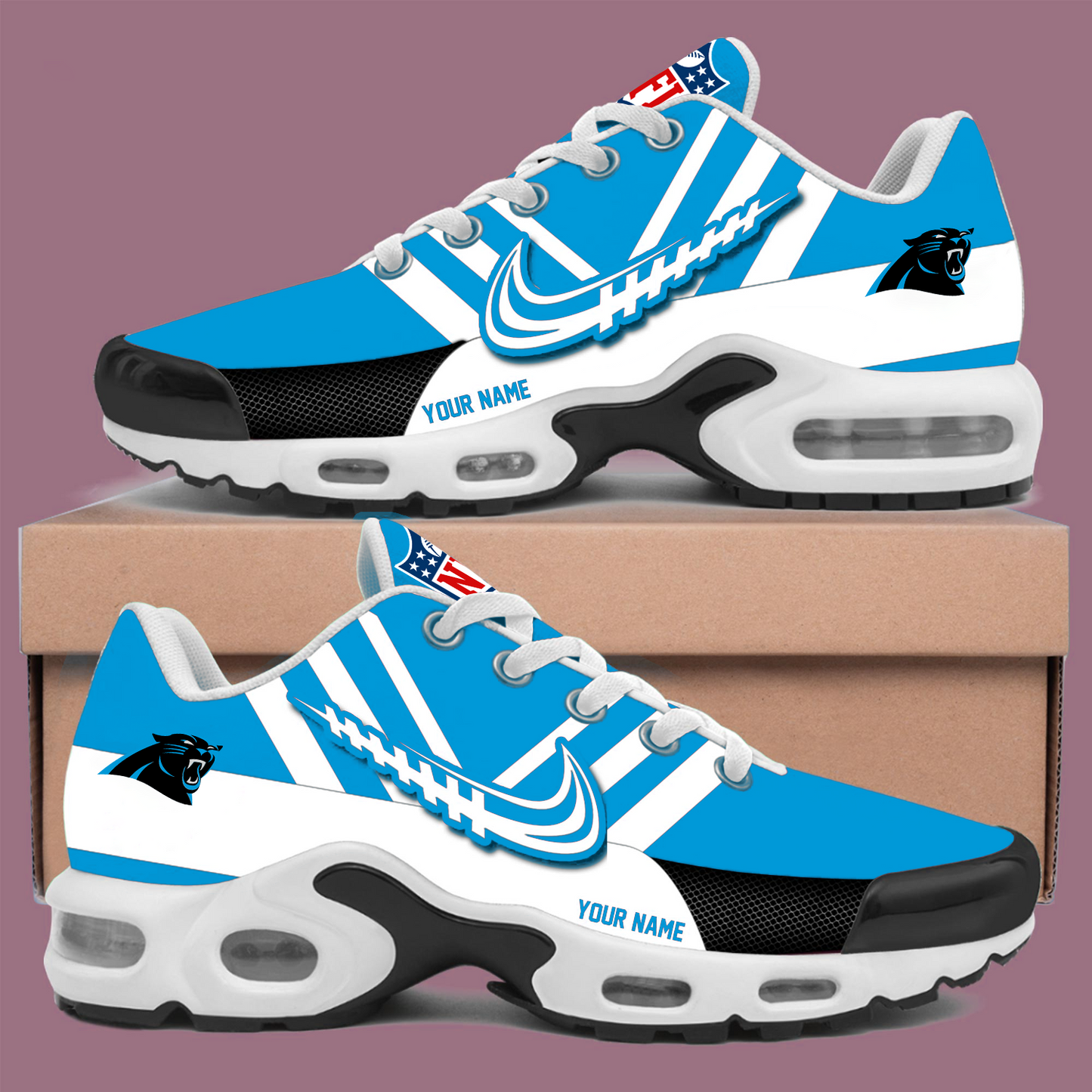 CAR x NFL Personalized Air Max Plus Sneakers DATND TANTD