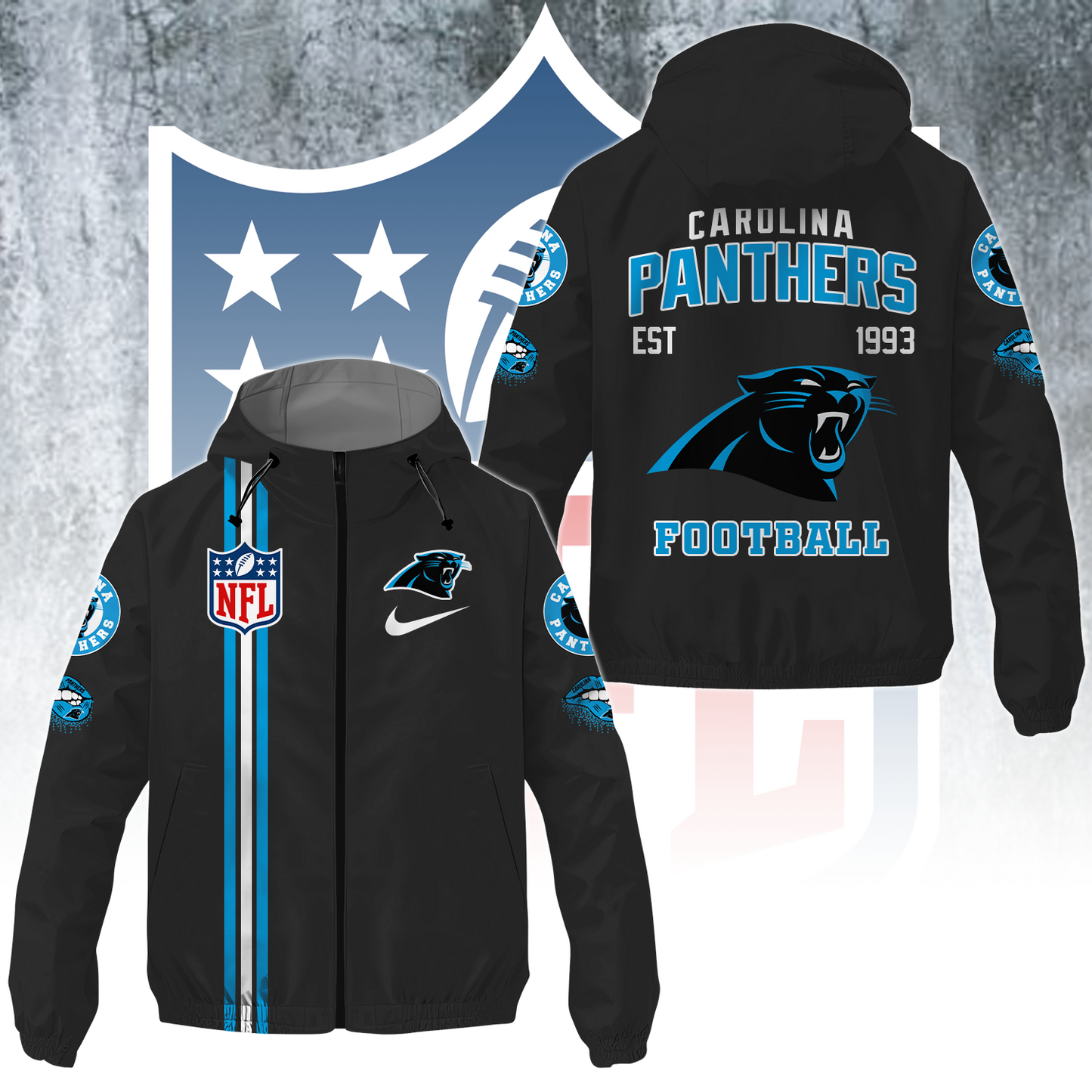 CAR x NFL Windbreaker Jacket DATND TANTD
