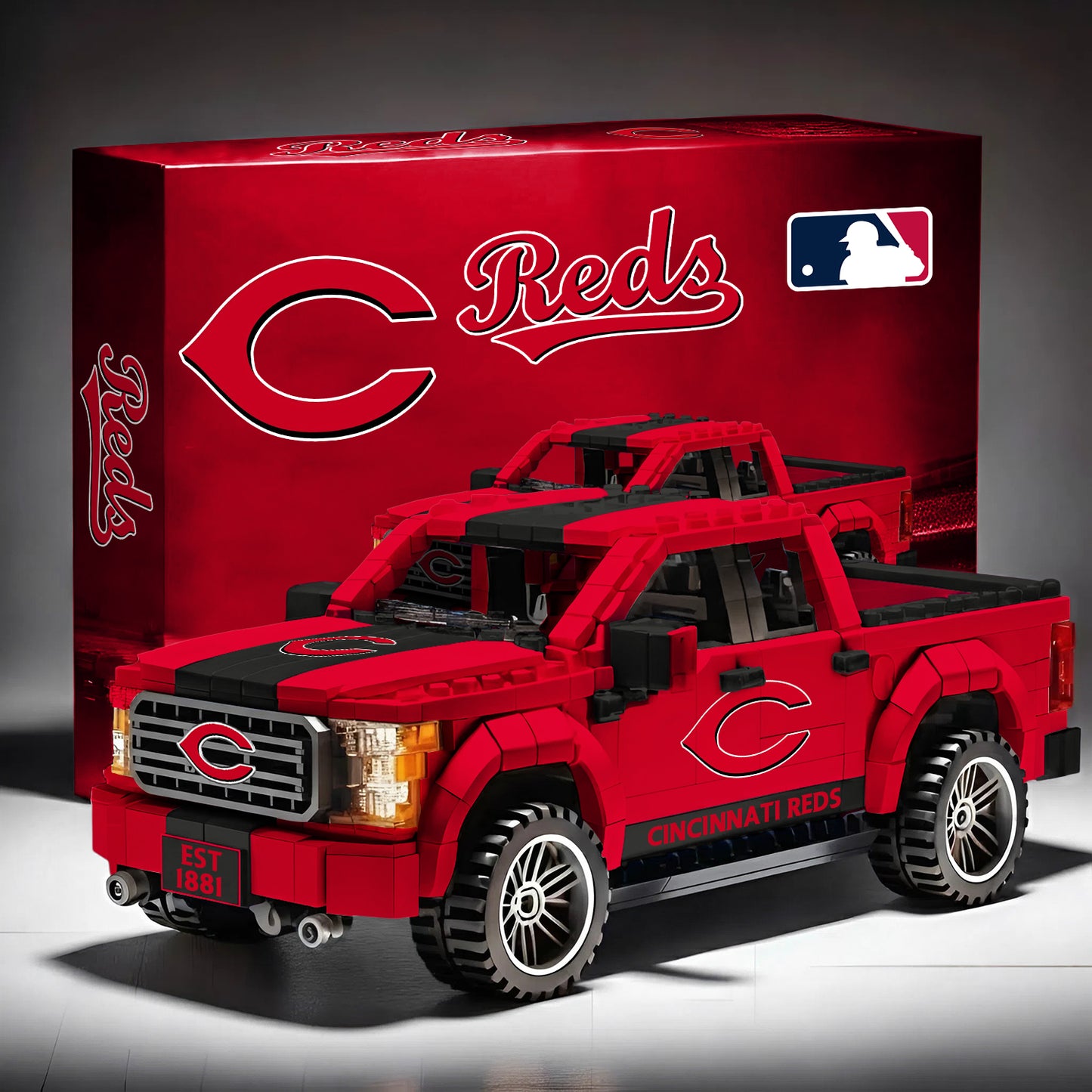 CCR x MLB 3D Racing Truck Model Building Block Set V1 NAK NHM
