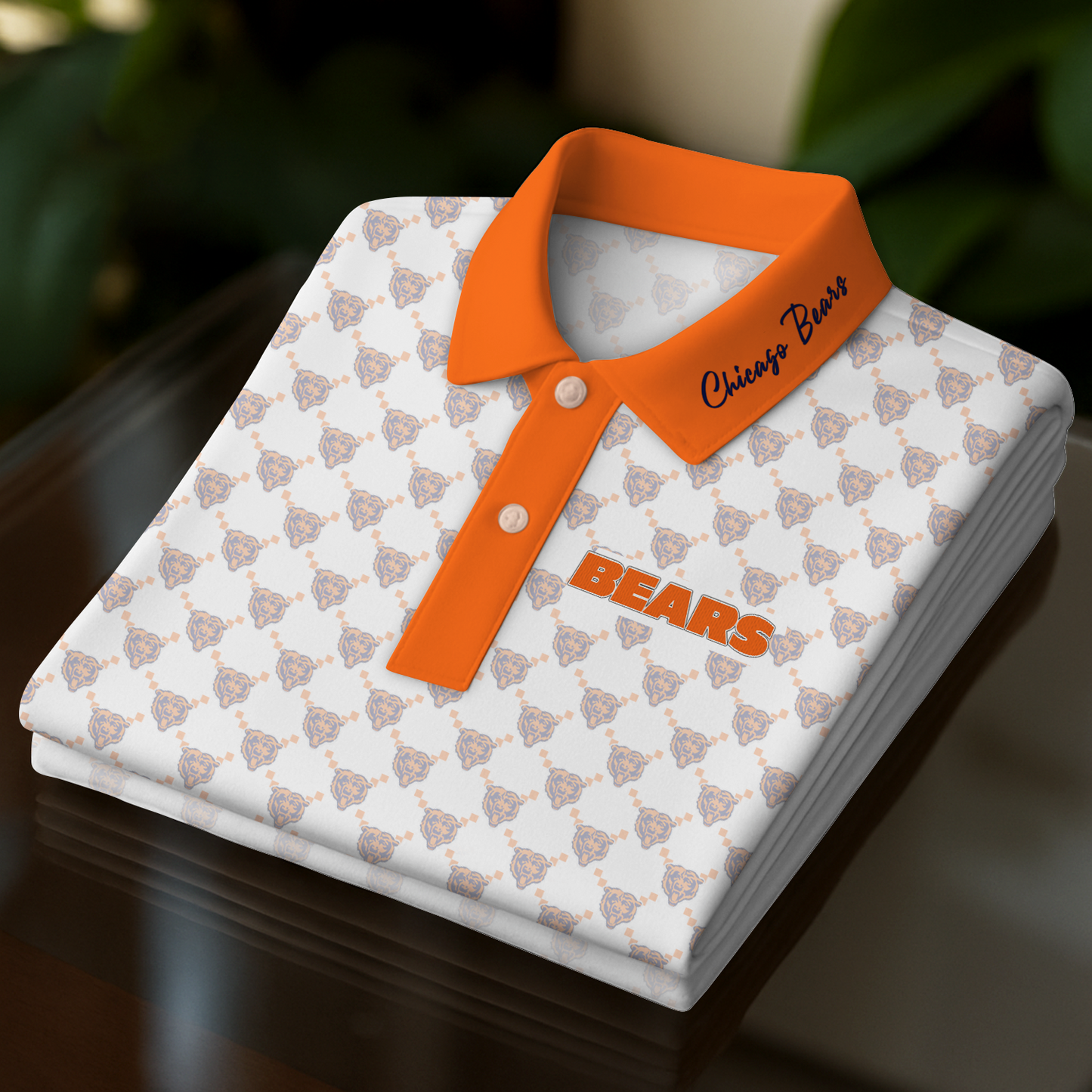 CHI x NFL Premium Polo Shirt 3008 DatND DVT