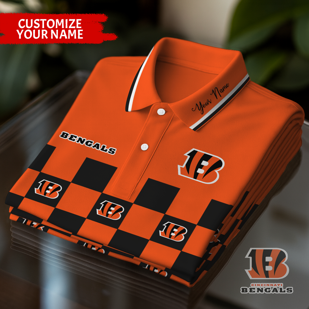 CIN NFL V6 Polo Shirt DDT NTL