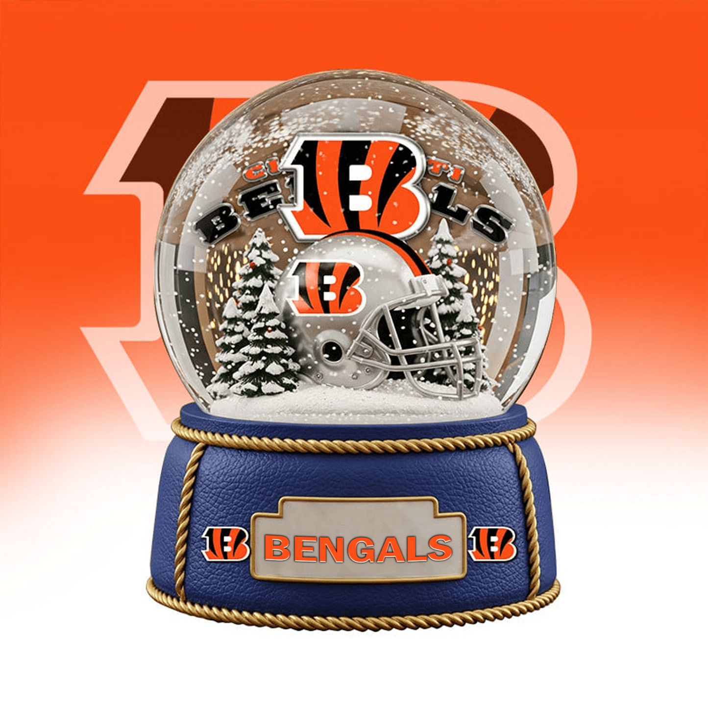 CIN x NFL Prenium Christmas Acrylic Block Plaque TUANND TANTD