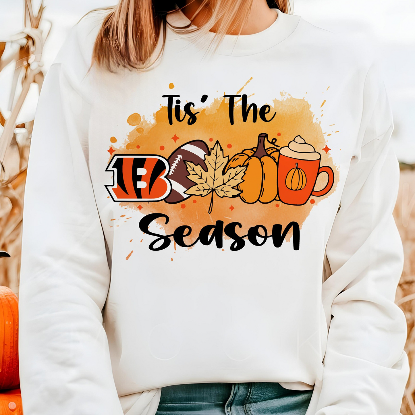 CIN x NFL Tis' The SeaSon Sweatshirt DatND DVT