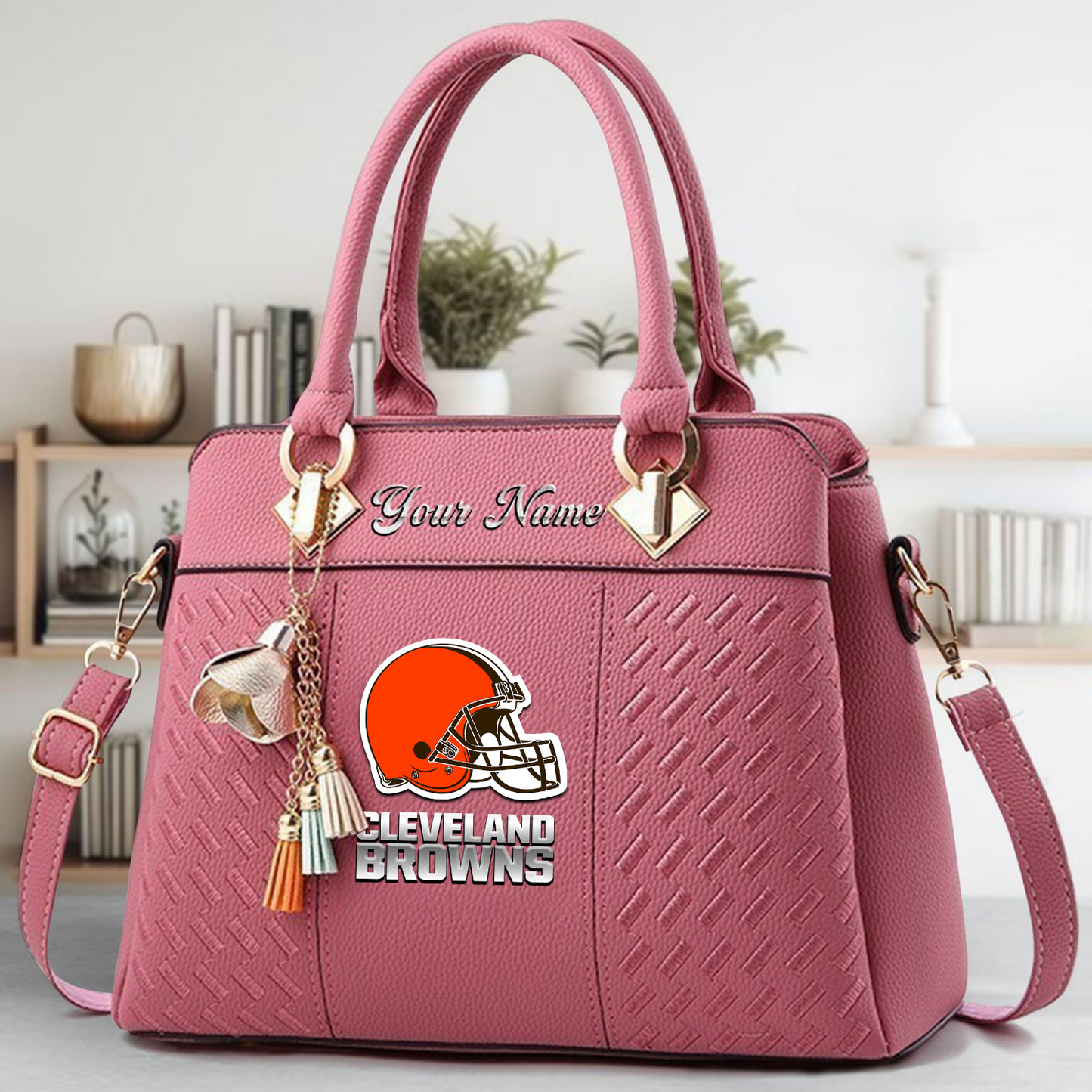 CLE x NFL Leather Bag DATND TANTD