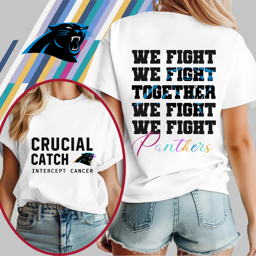 CP NFL Crucial Catch We Fight Together T-Shirt DDT HLPHUONG