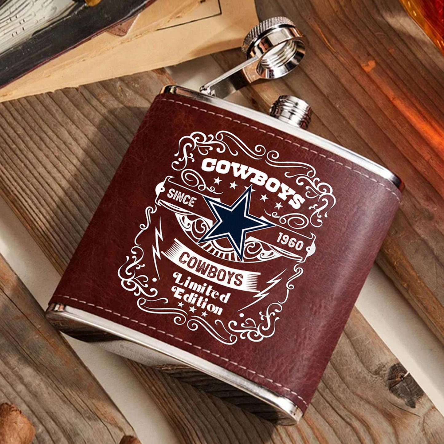 DAL x NFL Stainless Steel Flask DatND ThuongNH