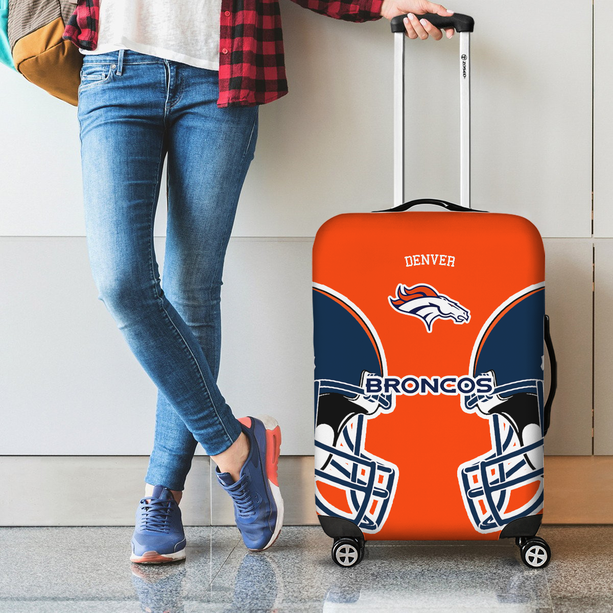 DB NFL V2 Luggage Cover Suitcase Protector DDT NTL