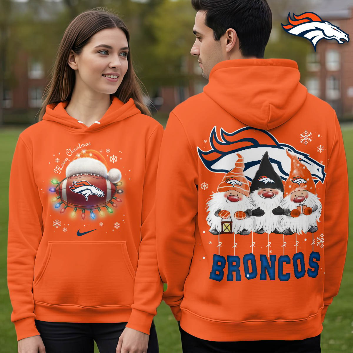 DB Premium NFL Christmas Gnomes Hoodie DDT CTND