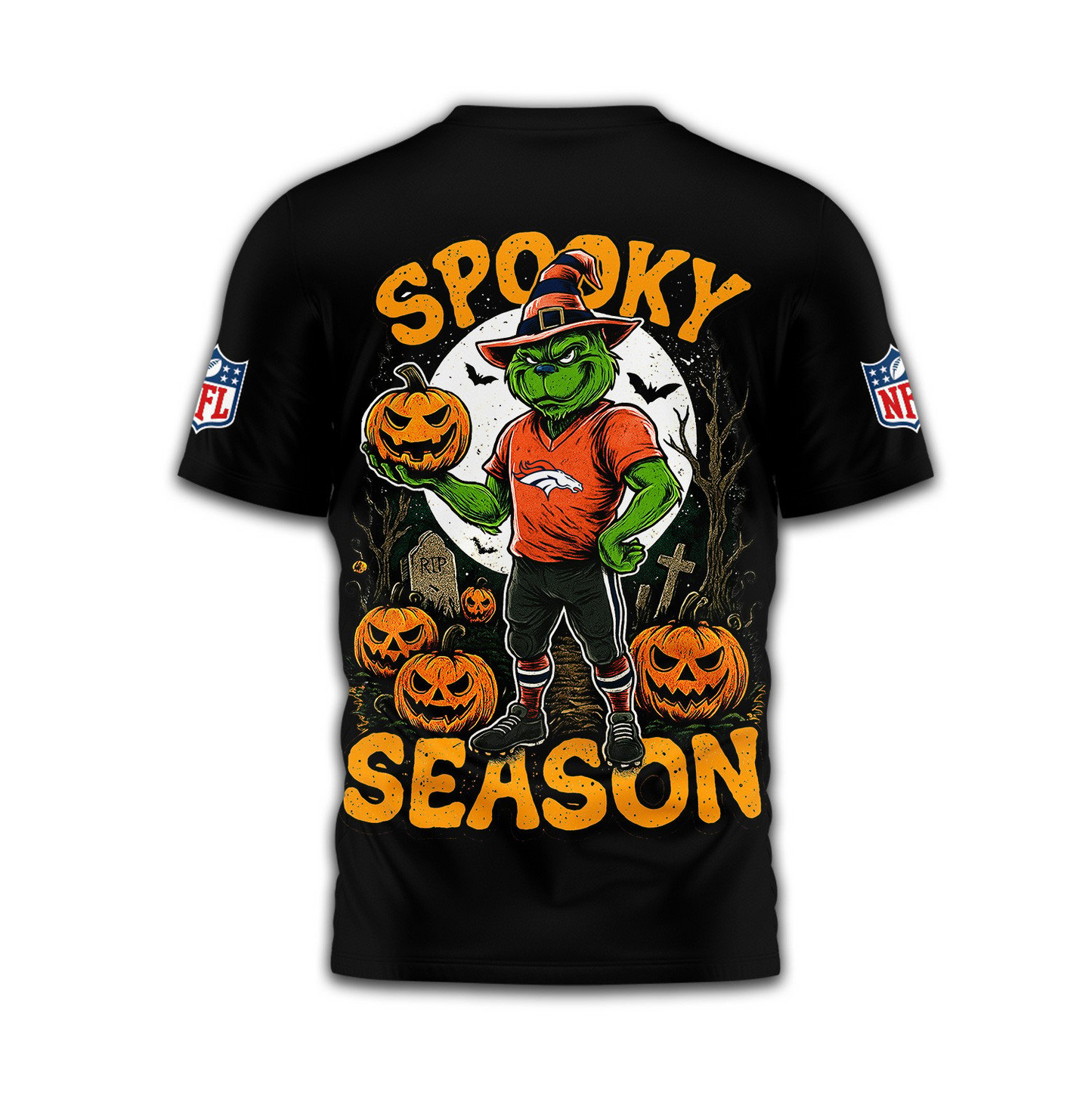 DB Premium NFL Spooky Season 3D Shirt DDT CTND